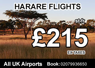 Harare direct airline offers