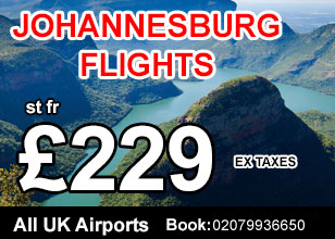 Johannesburg direct airline offers